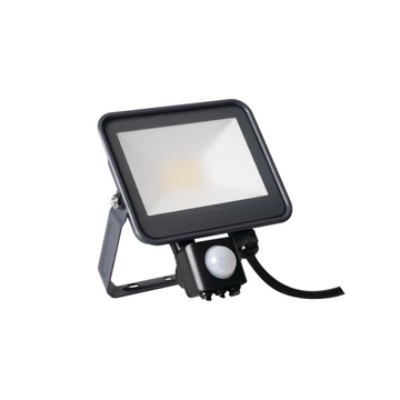 KANLUX IQ-LED FL-20W-NW-SE LED-es reflektor mozgásérzékelővel, 20W, 4000K, 2300lm, 164x135x56mm, IP44, fekete (33886)