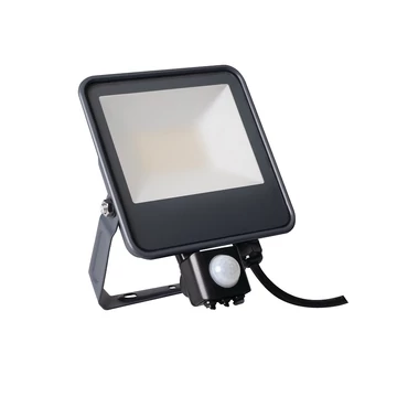 KANLUX IQ-LED FL-30W-NW-SE LED-es reflektor mozgásérzékelővel, 30W, 4000K, 3450lm, 186x135x56mm, IP44, fekete (33887)
