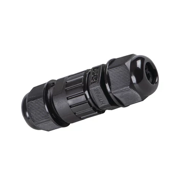 KANLUX IQ-LED FL QC I 3x1MM2 Gyorcsatlakozó LED reflektorhoz, 5A, 250V AC, IP68, fekete (33889)