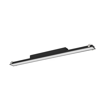 KANLUX AL-MH-WW-MAT-B-PT LED lámpatest, 40W, 3000K, 4750lm, 1150x83x65mm, fekete (34023)