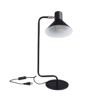 KANLUX NEDIA E14 B Asztali lámpa, E14, max 10W, Ø215x505mm, fekete (34475)
