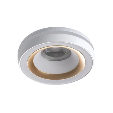 KANLUX ELICEO-ST DSO W/G Dekorációs keret, Gx5,3/GU10, max 10W, Ø96x42mm, IP20, fehér / arany (35287)
