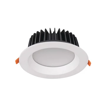 KANLUX TIBERI PRO 20W-940-W Mélysugárzó lámpatest, 20W, 4000K, 2100lm, Ø140x63mm, IP44/20, fehér (35670)