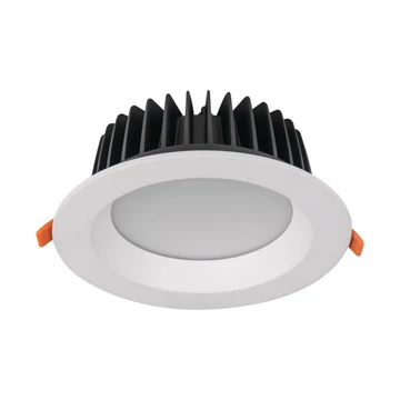 KANLUX TIBERI PRO 30W-940-W Mélysugárzó lámpatest, 30W, 4000K, 3150lm, Ø190x70mm, IP44/20, fehér (35672)