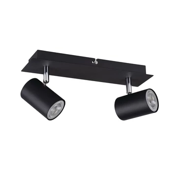 KANLUX EVALO EL-2I B-SR Fali-mennyezeti lámpatest, GU10, 2 x max 10W, PAR16, 290x80x120mm, fekete (35693)