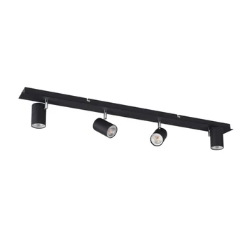 KANLUX EVALO EL-4I B-SR Fali-mennyezeti lámpatest, GU10, 4 x max 10W, PAR16, 930x80x120mm, fekete (35699)