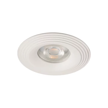 KANLUX LIGLO DSO W Dekorációs keret, Gx5,3/GU10, max 10W, Ø97x27mm, IP20, fehér (35776)