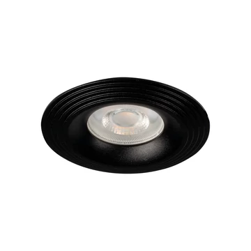 KANLUX LIGLO DSO B Dekorációs keret, Gx5,3/GU10, max 10W, Ø97x27mm, IP20, fekete (35777)