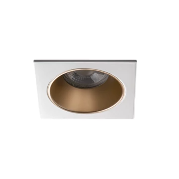 KANLUX GLOZO DSL G/W Dekorációs keret, Gx5,3/GU10, max 10W, 88x88x48mm, IP20, arany / fehér (36212)
