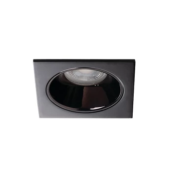 KANLUX GLOZO DSL B/B Dekorációs keret, Gx5,3/GU10, max 10W, 88x88x48mm, IP20, fekete (36215)