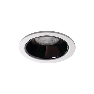 KANLUX GLOZO DSO B/W Dekorációs keret, Gx5,3/GU10, max 10W, Ø89x48mm, IP20, fekete / fehér (36219)