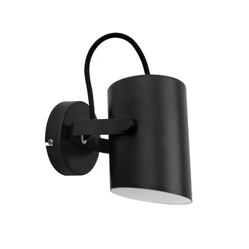 KANLUX LARATA EL-10 B Fali-mennyezeti lámpatest, E27, max 5W, 150x100x165mm, fekete (36263)