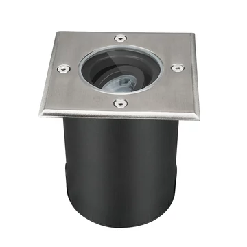 KANLUX BERG AD-7L Járófelületbe süllyesztett lámpatest, szögletes, GU10, max 7W, PAR16, 130x130x164mm, IP67, IK10 (36431)