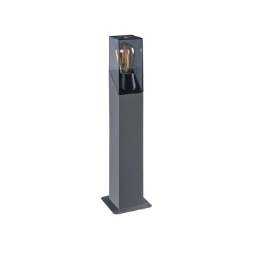 KANLUX LAVEN 50 GR Kerti állólámpa, cserélhető fényforrású, E27, max 10W, 500x130x130mm, IP44, grafit (36546)