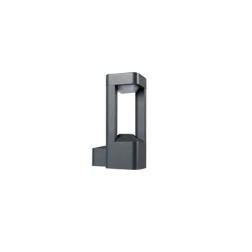 KANLUX PEVO EL 25 GR Kerti fali lámpatest, cserélhető fényforrású, GX53, max 11W, 250x200mm, IP44, grafit (36552)
