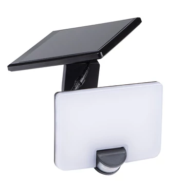 KANLUX FL SOLNAR SLR 8W NW-B Napelemes LED lámpatest mozgásérzékelővel, max 8W, max 800lm, 290x140x178mm, IP54  (36605)