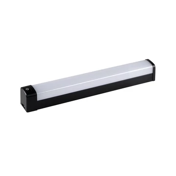 KANLUX AKVO IP44 20W-NW-B S Oldalfali LED lámpatest, 20W, 2300lm, 800x57x70mm, IP44, fekete (kapcsolóval) (36654)