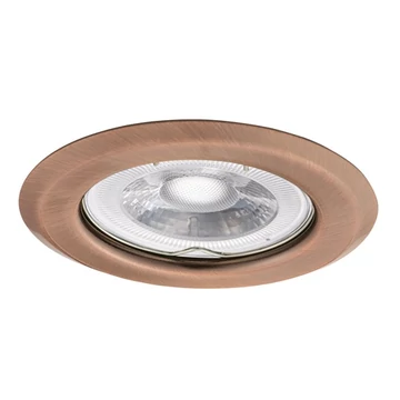 KANLUX ARGUS II CT-2114-AN Dekorációs keret, Gx5,3/GU10, max 10W, Ø82x34mm, IP20, matt réz (37150)