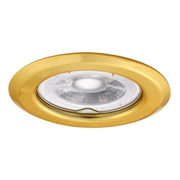 KANLUX ARGUS II CT-2114-G Dekorációs keret, Gx5,3/GU10, max 10W, Ø82x34mm, IP20, arany (37154)