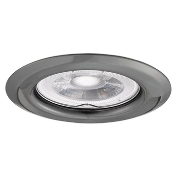 KANLUX ARGUS II CT-2114-GM Dekorációs keret, Gx5,3/GU10, max 10W, Ø82x34mm, IP20, grafit (37155)