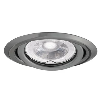 KANLUX ARGUS II CT-2115-GM Dekorációs keret, Gx5,3/GU10, max 10W, Ø97x24mm, IP20, grafit (37162)