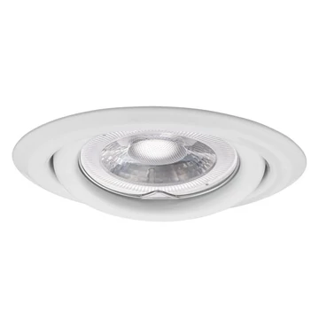 KANLUX ARGUS II CT-2115-W Dekorációs keret, Gx5,3/GU10, max 10W, Ø97x24mm, IP20, fehér (37163)