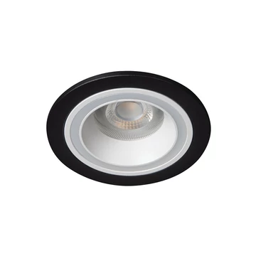 KANLUX FELINE DSO W/B Dekorációs keret, Gx5,3/GU10, max 10W, Ø90x25mm, IP20, fehér / fekete (37252)