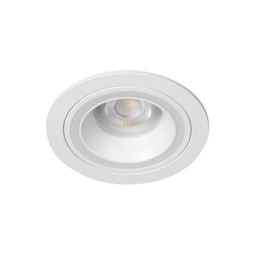 KANLUX FELINE DSO W/W Dekorációs keret, Gx5,3/GU10, max 10W, Ø90x25mm, IP20, fehér (37253)