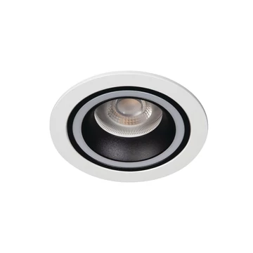 KANLUX FELINE DSO B/W Dekorációs keret, Gx5,3/GU10, max 10W, Ø90x25mm, IP20, fekete / fehér (37255)