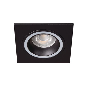 KANLUX FELINE DSL B/B Dekorációs keret, Gx5,3/GU10, max 10W, 92xx92x25mm, IP20, fekete (37256)