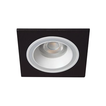 KANLUX FELINE DSL W/B Dekorációs keret, Gx5,3/GU10, max 10W, 92xx92x25mm, IP20, fehér / fekete (37258)