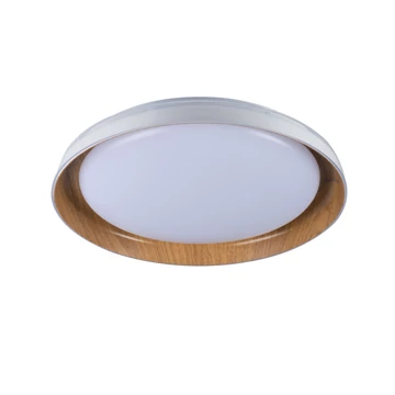 KANLUX NIFU LED17,8W NW W/BR Mennyezeti LED lámpa, 17.8W, Ø430x66mm, IP20, fehér / bronz (37317)