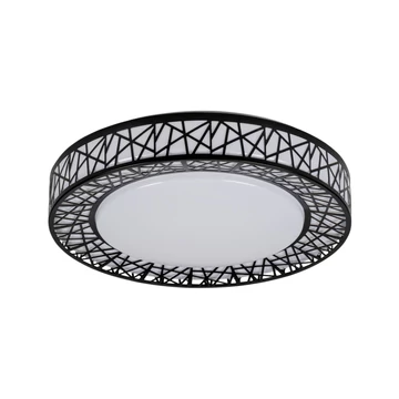 KANLUX AMAZI LED 17,5W NW B Mennyezeti LED lámpa, 17.5W, Ø380x100mm, IP20, fekete (37325)