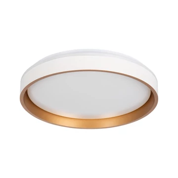 KANLUX SOLN LED 17,5W NW W/G Mennyezeti LED lámpa, 17.5W, Ø380x75mm, IP20, fehér / arany (37328)