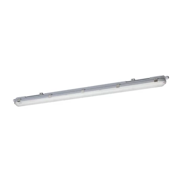 KANLUX MAH PRO Y 38W 12R-NW Por- és páramentes LED-lámpatest, 38 / 34,5 / 27,5 / 22W, 4000K, 6100 / 5600 / 4550 / 3750lm, 1200x75x75mm, IP66, szürke (38142)