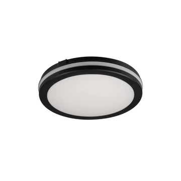 KANLUX BENO ECO 20W CCT O B Mennyezeti LED lámpa, 20W, 3000/4000/6500K, 1450 (WW) / 1600 (NW) / 1500 (CW) lm, Ø200x55mm, IP65, fekete (38383)