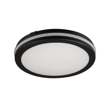 KANLUX BENO ECO 30W CCT O B Mennyezeti LED lámpa, 30W, 3000/4000/6500K, 2150 (WW) / 2400 (NW) / 2300 (CW) lm, Ø300x55mm, IP65, fekete (38385)