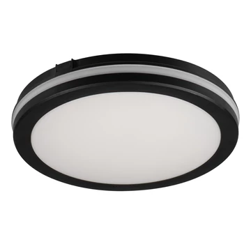 KANLUX BENO ECO 40W CCT O B Mennyezeti LED lámpa, 40W, 3000/4000/6500K, 3800 (WW) / 4050 (NW) / 3900 (CW) lm, Ø400x55mm, IP65, fekete (38387)