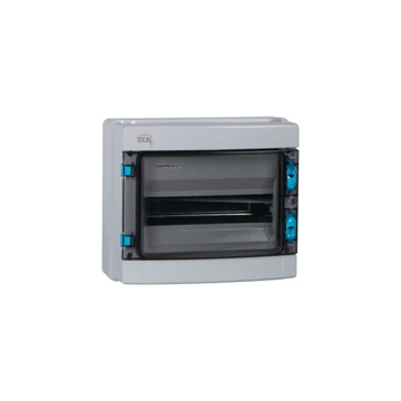 KANLUX KDB-IP65-S12T Falon kívüli elosztódoboz, 12P, 1500V AC; 1500V DC, 260x140x300mm, szürke (38452)