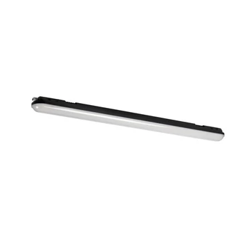 KANLUX MAH MAX 38W12NW RYF B Por- és páramentes LED-lámpatest, 38W, 4000K, 6080lm, 1175x80x70mm, IP65, fekete (38469)