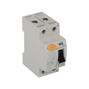 KANLUX KRD10-2/40/30-A Életvédelmi relé, 2P KRD10-2, 40A, 230V AC (fírelé) (38730)