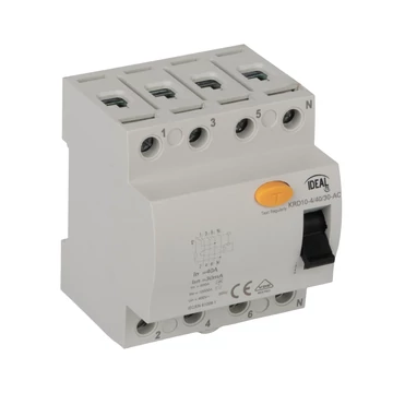 KANLUX KRD10-4/25/30-AC Életvédelmi relé, 4P KRD10-4, 25A, 400V AC (fírelé) (38737)
