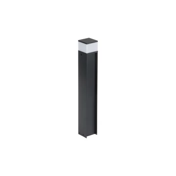 KANLUX DASTEN 50 B Cserélhető fényforrású kerti állólámpa, G9, max 11W, 500x70x70mm, IP44, antracit (38764)