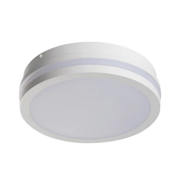 KANLUX BENO 12-18W CCT-O W Mennyezeti LED lámpa, 12/18W, 3000/3500/4000K, max 1920 / 2080 / 2060lm, Ø220x57mm, IP65, fehér (38778)