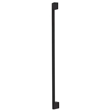 KANLUX YALTE D 12 11W WW-B Homlokzati lámpatest, 11W, 3000K, 480lm, 1200x45x80mm, IP54, fekete (38897)