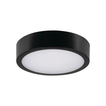 KANLUX DABER 8-13W CCT SE B Mennyezeti LED lámpa, mikroh.mozgásé., 8/13W, 3000/3500/4000K, max 1420 / 1430 / 1490lm, Ø251x59mm, IP66, fekete (39023)