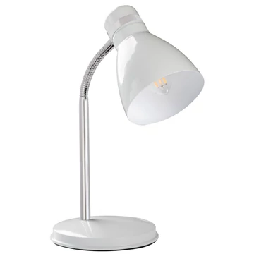 KANLUX ZARA HR-40-W Asztali lámpa E14, max 10W, Ø147mm, ZARA, fehér (7564)