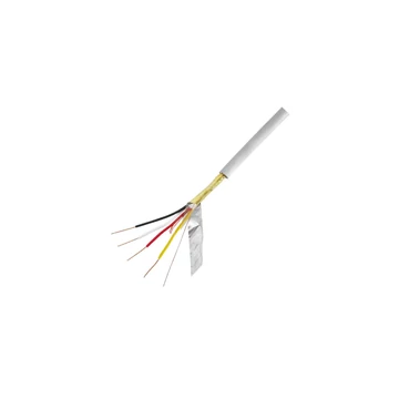 J-Y(St)Y 2 x 2 x 0,8mm2 PVC szig. tömör réz, árnyékolt, telekommunikációs kábel (BUS), szürke (KB100165000)