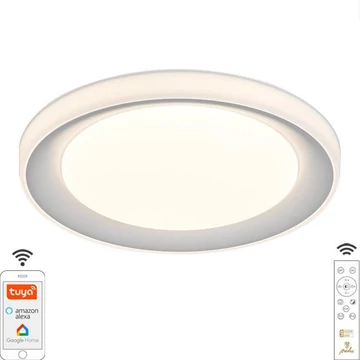 NEDES LED mennyezeti lámpa OPÁL + RGB + CCT+ távvezérlő + Wifi 24W - LC951U
