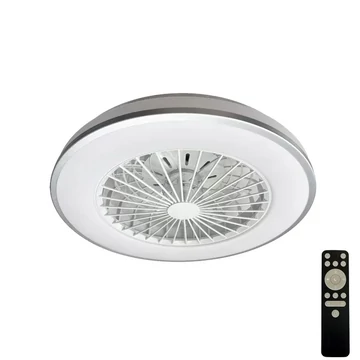 NEDES Dizájn lámpa, LED mennyezeti lámpa OPAL + mennyezeti ventilátor + távvezérlő 48W - LCL6343